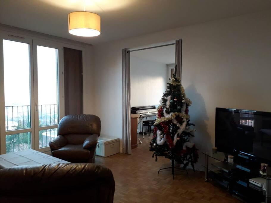 Ferienwohnung T4/5 Avec Vue Sur Les Alpes A 5 Minutes De Lyon La Mulatiere Exterior foto