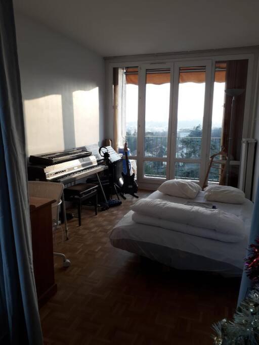 Ferienwohnung T4/5 Avec Vue Sur Les Alpes A 5 Minutes De Lyon La Mulatiere Exterior foto